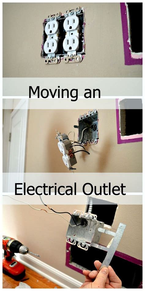 move an electrical outlet box|move electrical outlet through studs.